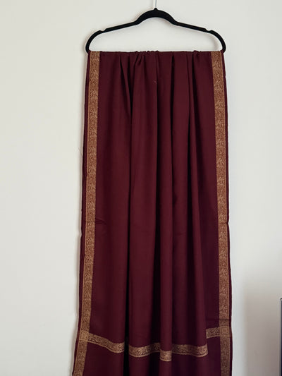 Maroon Pashmina Shawl