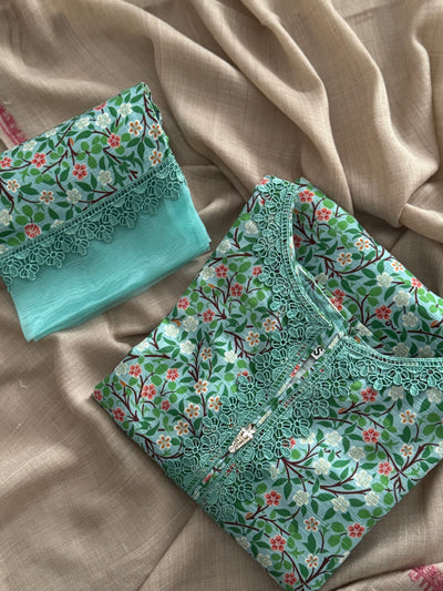 Printed Khaddar Set
