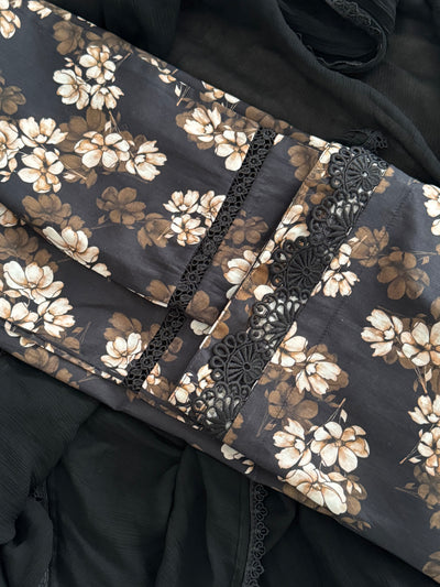 Printed Gharara Set - Summer 2025