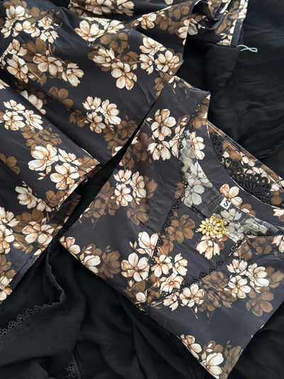 Printed Gharara Set - Summer 2025