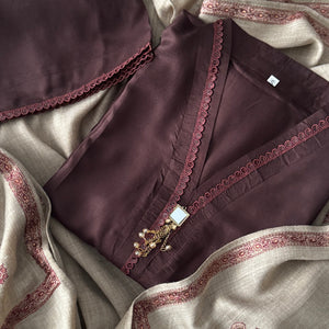 Brown Linen Set